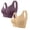 Deep Purple, Beige, variant on Wireless Bra Women 2 Pack Front Closure Lace Vest Plus Size Oversized Bralette Thin Cup Support Lingerie Comfortable Everyday Underwear Deep Purple, Beige 52