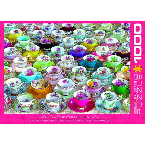 Tea Cup Collection 1000-Piece Puzzle