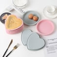 thumbnail image 2 of 4pcs 6 Inch Silicone Cake Mold Heart Round Mousse Bread Mould Baking Tray Pan Tool, 2 of 5
