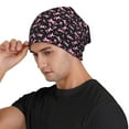 thumbnail image 3 of Naloa Breast Cancer Awareness (2) Soft Beanie Hat, Knit Beanie Daily Beanie in Fine Knit for Women Men Winter Travel, Outdoor, 3 of 7