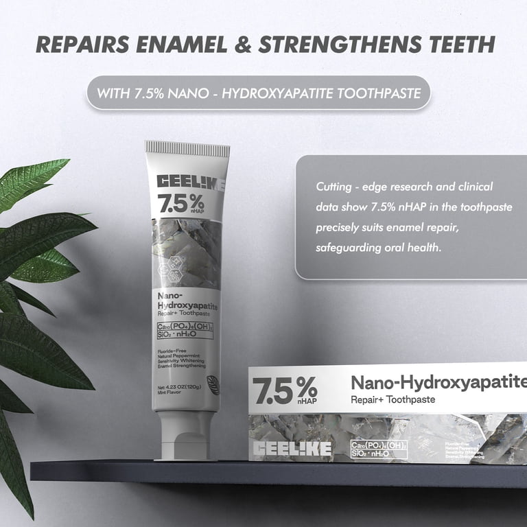 CEELIKE Hydroxyapatite Toothpaste 2-Pack & Oral Spray 20ml Combo