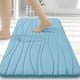 thumbnail image 1 of Alfombra de baño Buganda Memory Foam 90 x 60 cm, color azul, 1 of 8