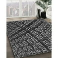 thumbnail image 2 of Ahgly Company Indoor Rectangle Patterned Charcoal Black Area Rugs, 2' x 4', 2 of 6