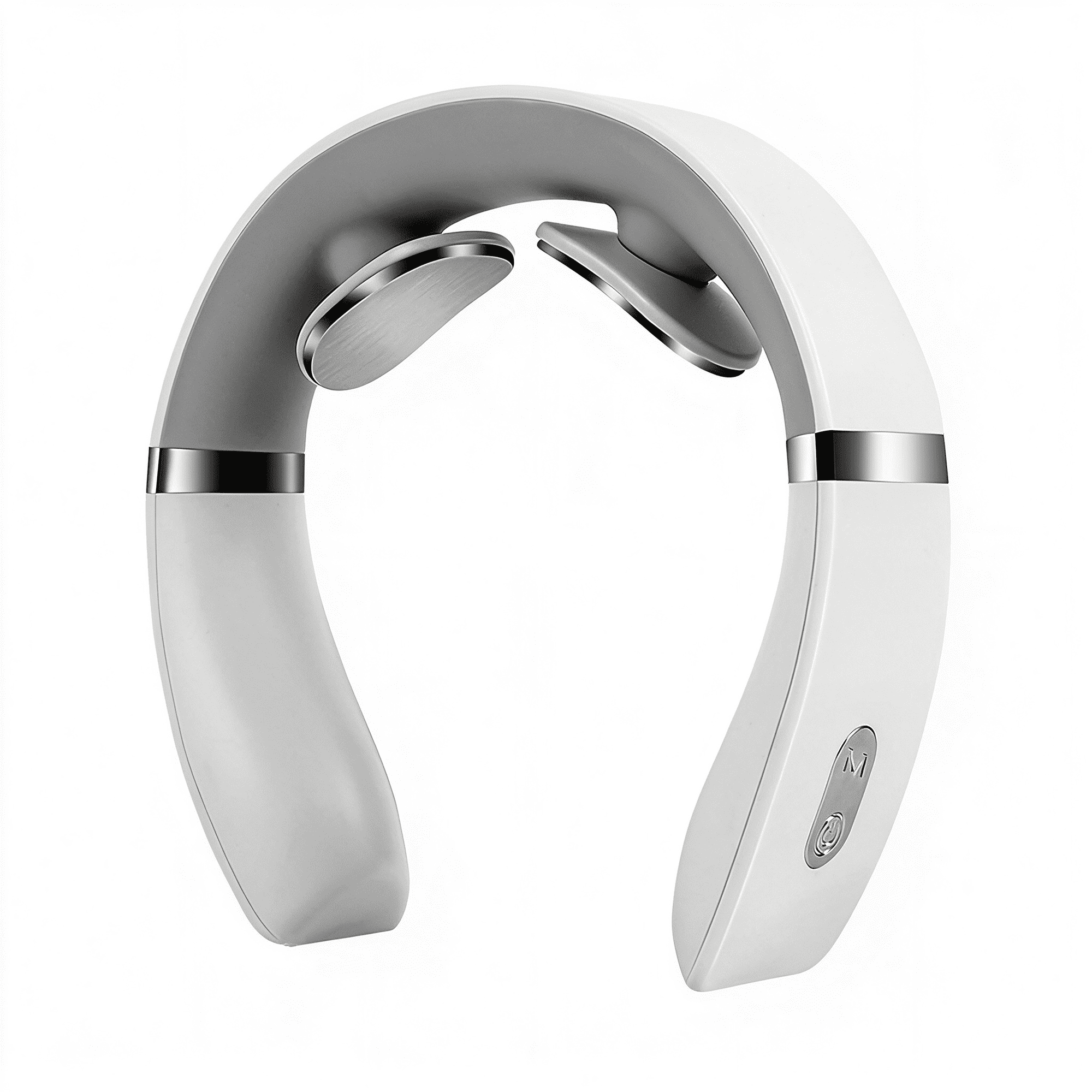 XIRQI Pulsex Neck Massager,Neck Massager with Heat,10 Settings&16 Strength Levels,Compact and Travel-Friendly,Great for Comfort Neck Massager with Heat (White)