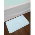 thumbnail image 2 of Aqua and White Bath Mat, Hand Drawn Branches with Berry Silhouettes Monotone Spring Season Design, Plush Bathroom Decor Mat with Non Slip Backing, 29.5" X 17.5", Aqua and White, by Ambesonne, 2 of 2