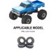 thumbnail image 4 of Vogacara 4 Uds 1/24 llantas de ruedas neumático RC pieza de actualización de plástico duradero Rc llantas de rueda neumático para FMS FCX24 Kits de construcción modelo, 4 of 6