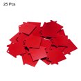 thumbnail image 3 of Unique Bargains House Shape Blank Tags Metal Stamping Tag Blank Dog ID Tags, Red Engraving Tags, 25 Pack, 3 of 7