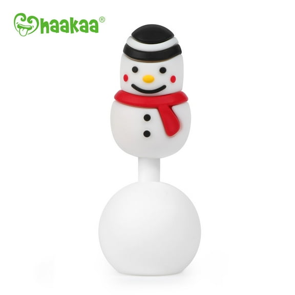 Haakaa Winter Holiday Silicone Breast Pump Stopper (Limited Edition) - Snowman
