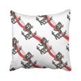 thumbnail image 1 of WOPOP Rope Ahoy Anchor In Tattoo Design Sailor Maritime Nautical Style Sewing Pillowcase Cover 20x20 inch, 1 of 1