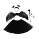 thumbnail image 1 of Conjunto de disfraces de murciélago de Halloween, diadema, accesorios para fotos, banda para el pelo, falda tutú Murciélago de alas cortas jinwen Disfraces de murciélago de Halloween, 1 of 8