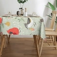 thumbnail image 2 of Christmas Tablecloth 54x72Inch, Christmas Table Clothes for Rectangle Tables, Snowman Christmas Tablecloth, Winter Holiday Tablecloth for Christmas Decoration, Party and Family Gathering, 2 of 5
