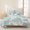 Turquoise, variant on 3 Pieces Queen Quilt Set,Mint Green Marble Fluid Art Soft Bedding Sets with 1 Quilt & 2 Pillow Shams,Modern Abstract Turquoise Summer Bedspread Lightweight Coverlet Comforter for All Season