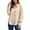 Beige(New&Hot), variant on No Boundaries Women's Collared Button Down Blouses Puff Long Sleeve Smocked Ruffle Cuff Office Casual Shirts,Gray,Size XL