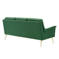 thumbnail image 4 of Modway Chesapeake Performance Velvet Sofa, Green, 4 of 5