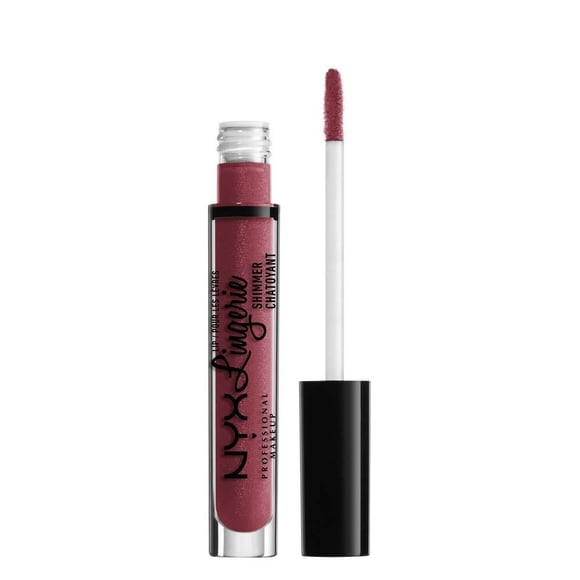 NYX PROFESSIONAL MAKEUP Lingerie pour Lèvres Scintillante, Rose Foncé-Brun, 0,11 Once Euro Trash