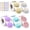Glitter Color, variant on 2500 Pcs 2 Inch Circle Thermal Sticker Labels Self Adhesive Round Direct Thermal Labels Multipurpose Printer Stickers for DIY Logo Design, Qr Code, Name Tag