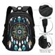 thumbnail image 3 of Balery Boho Dreamcatcher Mochila con carga USB para hombre y mujer - Mochila impermeable y antirrobo para laptop con puerto USB para viajes, trabajo, 3 of 7