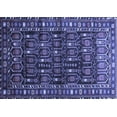 thumbnail image 1 of Ahgly Company Machine Washable Indoor Rectangle Persian Blue Traditional Area Rugs, 5' x 8', 1 of 4