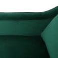 thumbnail image 4 of GDF Studio Sonny Contemporary Velvet Club Chair, Green and Dark Brown, 4 of 8