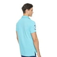 thumbnail image 2 of U.S. Polo Assn. Mens Slim Fit Short Sleeve Polo Shirt with Applique, Horizon Blue, Medium, 2 of 3