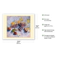 thumbnail image 2 of Grapes, Lemons, Pears and Apples - Vintage Post Impressionism by Vincent Van Gogh c.1887 - Fine Art Matte Paper Print (Unframed) 16x20in, 2 of 4