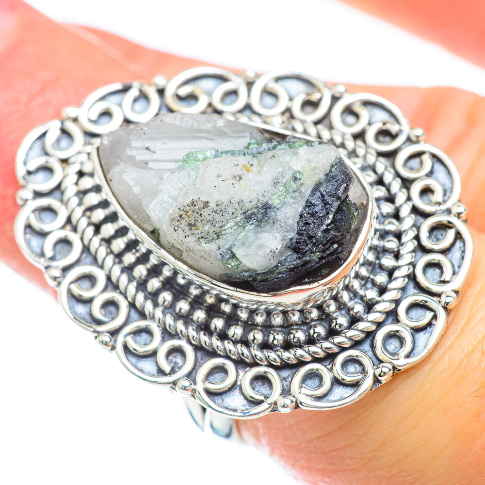 925 Sterling Silver Vintage RING952022 Bohemian Ana Silver Co Natural Tanzanite Ring Size 7.5 - Handmade Jewelry
