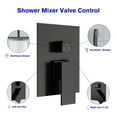 thumbnail image 3 of Kichae 12'' Shower Head Set Ceiling Mounted Shower Head & Handheld Shower，Oil Rubbed Bronze, 3 of 5