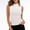 White womens tank tops 16, variant on Usmixi Tank Top for Women Solid Half High Neck Sleeveless T Shirts Slim Fit Soft Knitted Ribbed Casual Vest Blouse Beige XL Up to 65% off