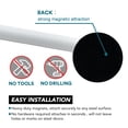 thumbnail image 5 of Turquoize 2 Pack Adjustable Magnetic Curtain Rods 16 to 28 inch Multi-Use for Iron and Steel Place with Upgraded Rotating Head, White, 5 of 11