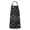 Black Sun Moon, variant on Black Skull Pineapple Flower Pattern Apron-Garden Aprons for Women with Pockets-Cotton Linen Waterproof Kitchen Cooking Gardening Aprons Adjustable for Kitchen,Cooking,BBQ and Salon 33x27 Inch