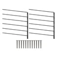 thumbnail image 4 of Soporte para silla de montar shamjiam de metal 2x con barras montado en la pared, 4 of 8