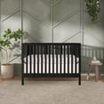 thumbnail image 5 of Nursery Bundle, Dream On Me Synergy MOD Crib in Matte Black and Crib & Toddler Mattress Bundle, 5 of 10