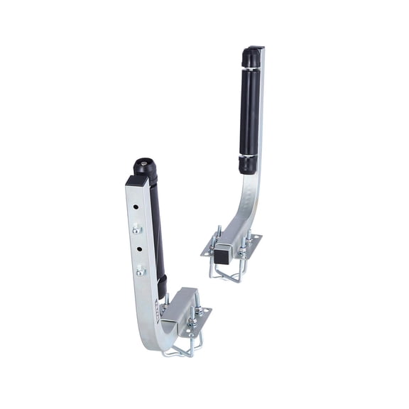 Boat Trailer Guides, 18.5 in/20.5 in Height Adjustable Trailers Guide, 2PCS Thickened High-Duty Steel Trailer Guide-Ons with Smooth Roller Guidance, for V-Hull Boats, Small to Mid-Size Boats