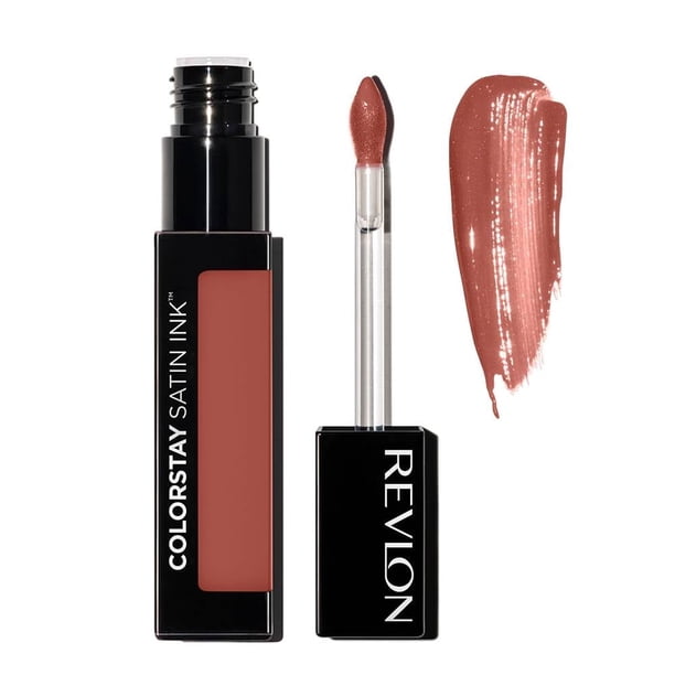 Labial líquido Revlon Colorstay satin ink eyes on you nude 5 ml