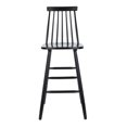 thumbnail image 5 of SAFAVIEH Beaufort Solid Spindle Back Bar Stool with Footrest, Black, 5 of 14