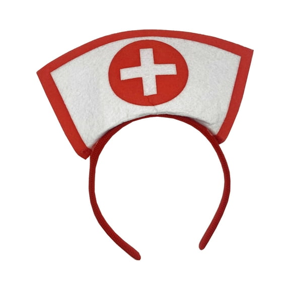Vitals Nurse Hat Headband Costume Accessory