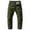 Army Green, variant on Men's Pants Big And Tall Jeans Fashion Casual Comfy Solid Pocket Bandage Drawstring Regular Pants