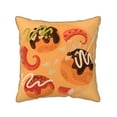 thumbnail image 1 of ZNDUO Cartoon Takoyaki Pattern Throw Pillows for Couch-Indoor Decorative Pillows,18"x18", 1 of 8