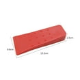 thumbnail image 2 of Yucurem Plastic Tree Felling Wedge Lightweight Logging Wedge Woodcutting Tools Gardening Supplies (Red), 2 of 6