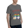 thumbnail image 2 of Bingfone Lgbt Gnome Men'S Loose Fit Short-Sleeve Pocket T-Shirt, 2 of 7