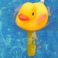 thumbnail image 2 of Norbi Floating Swimming Pool Thermometer, Pond Water Thermometer with String, Baby Pool Thermometer, Shatter Resistant, for Outdoor & Indoor Swimming Pools, Spas, Hot Tubs Yellow pole Yellow Duck, 2 of 6