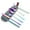 Multicolor, variant on JGJJUGN Travel Utensils Set, Portable Camping Cutlery Kit, Stainless Steel Fork Knife Spoon, Chopsticks, Straws, Reusable Flatware, Lightweight Picnic Utensils, Carry Case