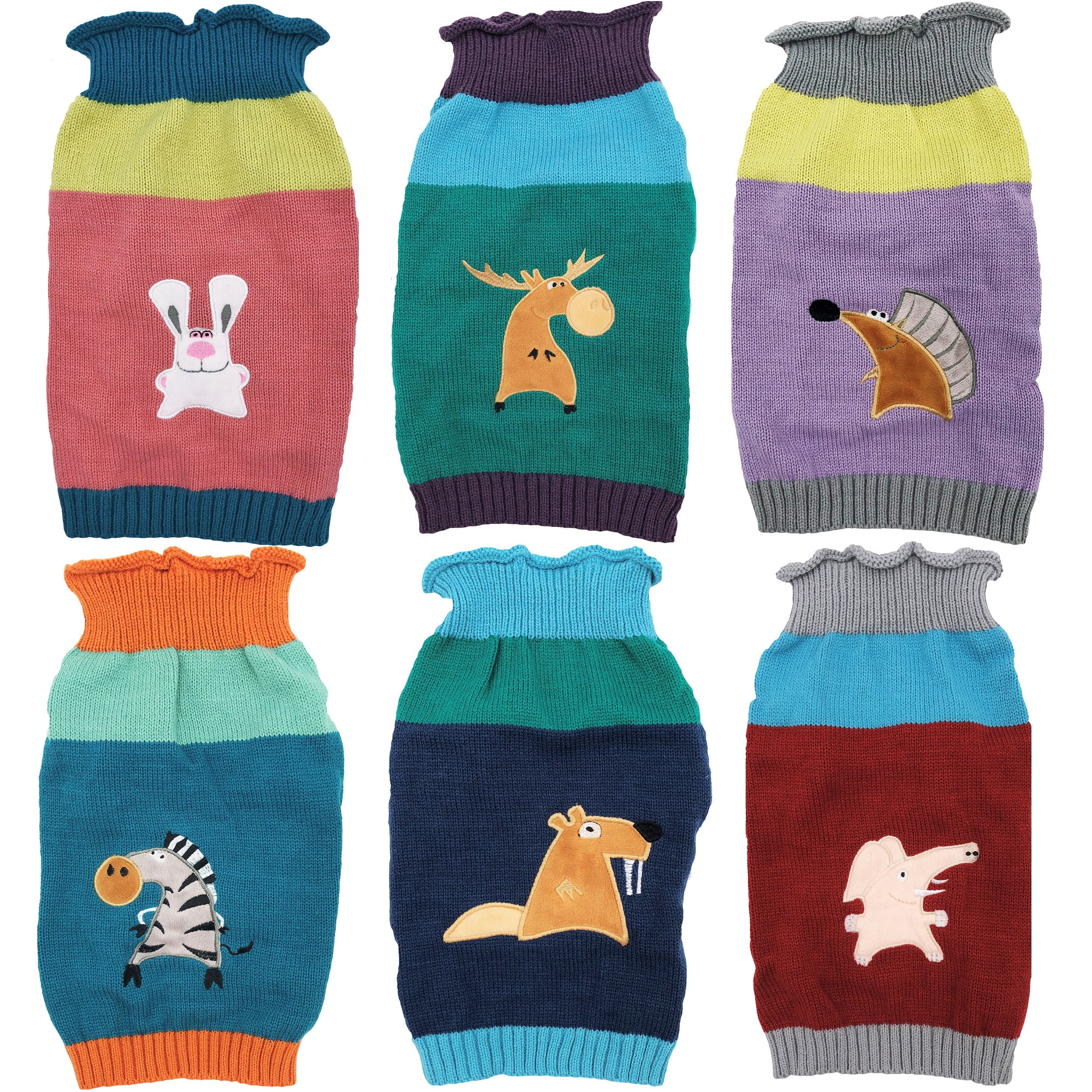 FunnyDogClothes Cozy Knit Pullover Acrylic Dog Sweater