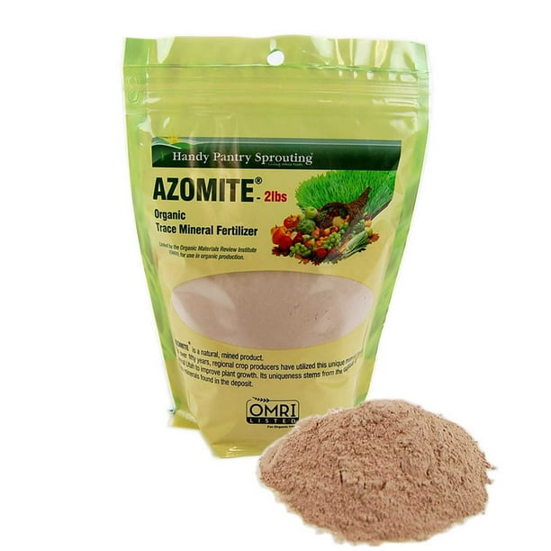 2 Lbs of Azomite OMRI Organic Trace Mineral Soil Additive Fertilizer