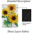 thumbnail image 4 of SKYSONIC Watercolor Sunflowers on White Double-Sided Printed Garden House Sports Flag 28x40in Polyester Decorative Flags for Courtyard Garden Flowerpot, 4 of 7