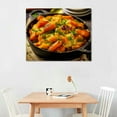thumbnail image 2 of JRXY Living Room Bedroom Wall Decor Gift Homemade Lobster Macaroni and Cheese Wall Art Painting Canvas Pictures Prints Home Art Stretched and Framed Artwork Posters 20x16in, 2 of 4