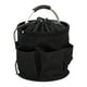 thumbnail image 2 of Cesta de picnic plegable de tela Oxford con bolsillos, organizador de herramientas, bolsa de herramientas de jardín para parques temáticos, camping y Negro, 2 of 8