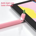 thumbnail image 3 of Cute fruit Silicone Pencil Case For Apple iPad Pencil 1st 2nd generation Protective Cover Tablet Touch Pen Suits for IPad Pencil Lemon Yellow-1st, 3 of 6