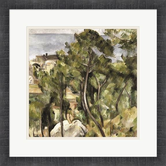 Great Art Now Overlooking the Lake by Stellar Design Studio, Framed Wall Art, 18W x 18H