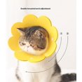 thumbnail image 4 of Collar antilamidos para gatos, ajustable, de 26 a 31 cm, ligero y protector, collar isabelino para gatos (amarillo, M)., 4 of 5